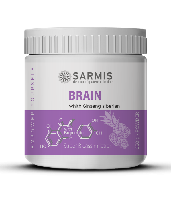 Brain cu ginkgo biloba cu bromelaina 350 gr