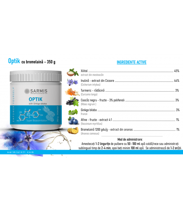 Optik cu Bromeliana pulbere 350 gr