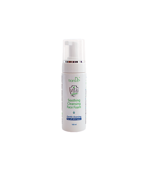 Spumă de curatare Vita Derm pentru fata TianDe