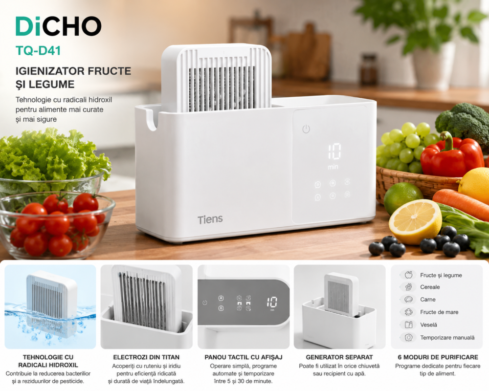 Igienizator fructe si legume TQ-D41 Tiens